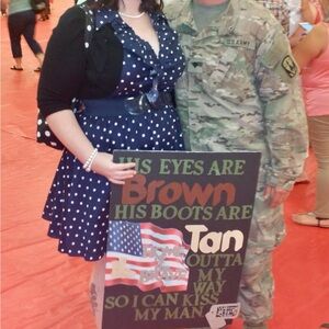 Navy Polka Dot Sleeveless Dress